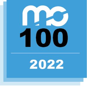 MO 100 2022 logo